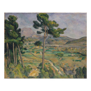 Landscape with viaduct poster