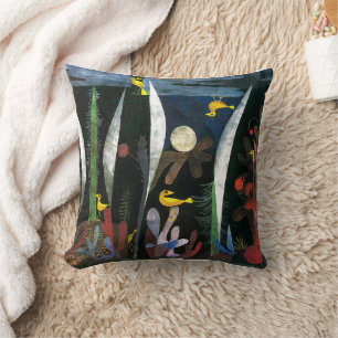Landscape with Yellow Birds Paul Klee Cushion