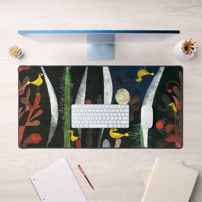 Landscape with Yellow Birds | Paul Klee | Desk Mat (Office 1)