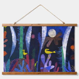 Landscape with Yellow Birds, Paul Klee Hanging Tapestry