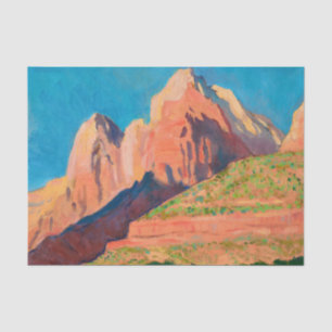 Landscape, Zion National Park by Maynard Dixon Tissue Paper