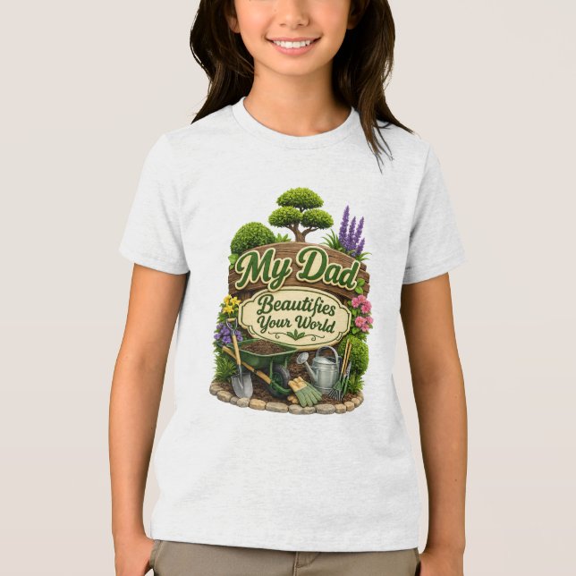 Landscaper (2) Tri-Blend shirt (Front)