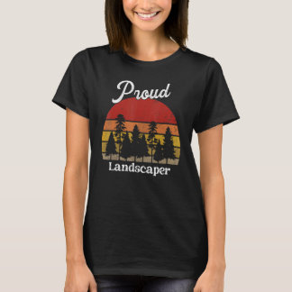 Landscaper  Job Title Professions T-Shirt
