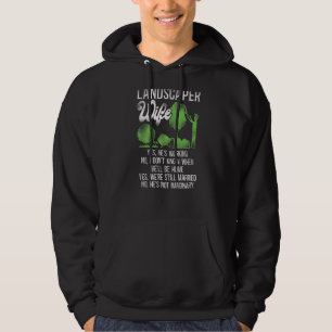 Landscaper Landscaping Landscape Architect Wife Hu Hoodie