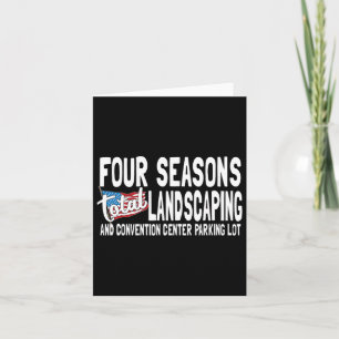 Landscaper Total Landscaping Halloween Costume  Card