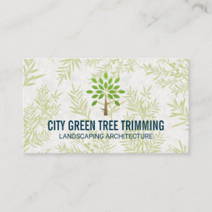 Landscaper Tree Trimmer Business Card