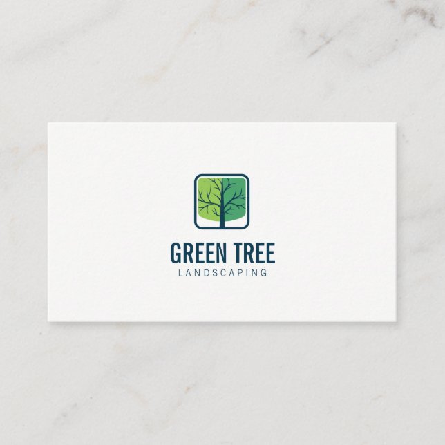 Landscaper | Tree Trimmer Business Card (Front)