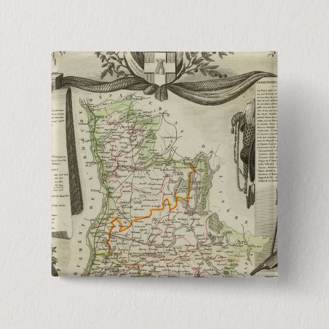 Landscapes 15 Cm Square Badge (Front)