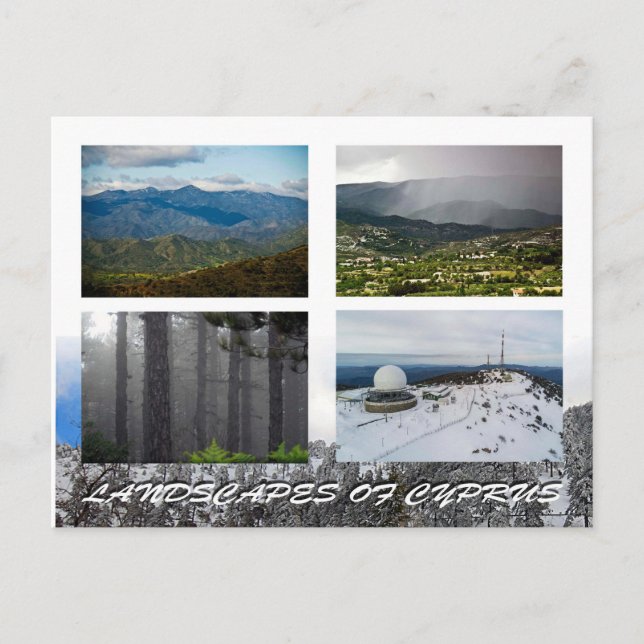 Landscapes of cyprus postcard (Front)