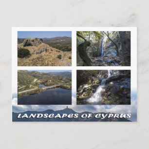 Landscapes of Cyprus postcard