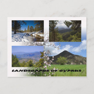 Landscapes of Cyprus postcard