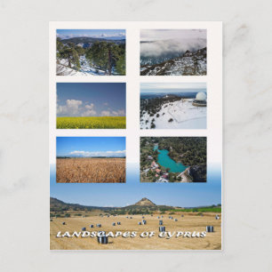 Landscapes of Cyprus postcard