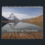 Landscapes of Switzerland Calendar<br><div class="desc">Another popular calendar with images of Switzerland for 2011</div>
