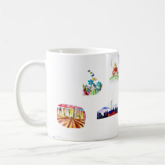 Landscapes pattern coffee mug