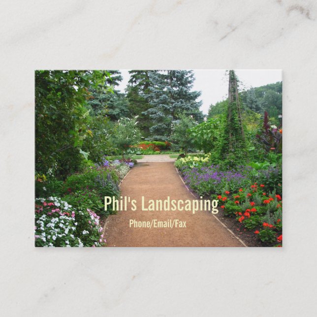 Landscaping Business Card (Front)