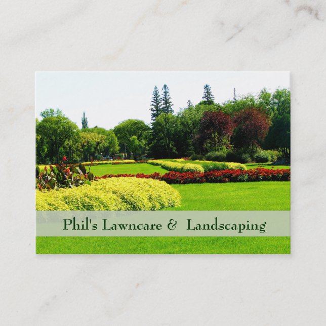 Landscaping Business Card (Front)