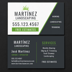 Landscaping Business Card