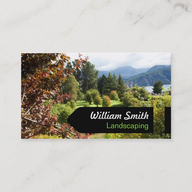 Landscaping Business Card (Front)