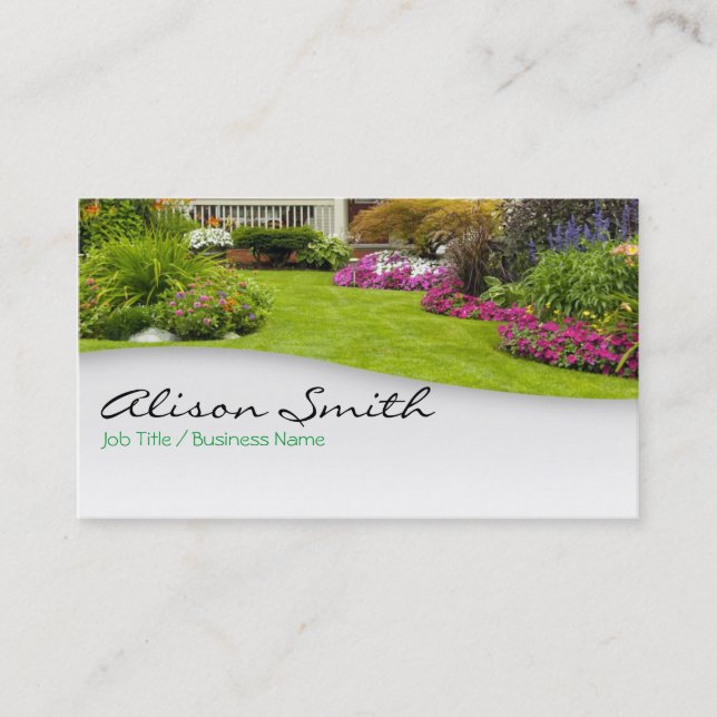 Landscaping Business Card (Front)