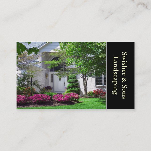 Landscaping Business Card (Front)