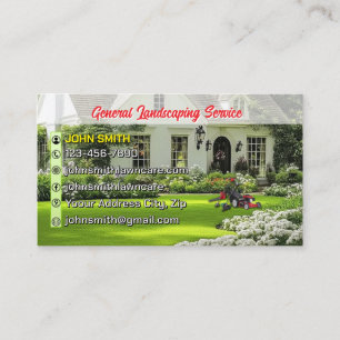 Landscaping Business Cards