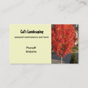 Landscaping Design Business Card
