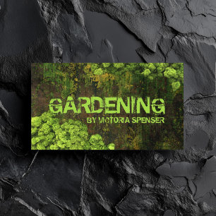 Landscaping Gardening Lawn Care Nature Architect Business Card