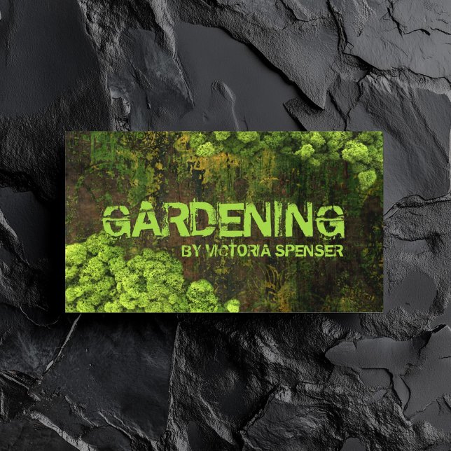 Landscaping Gardening Lawn Care Nature Architect Business Card (Perfect for business)