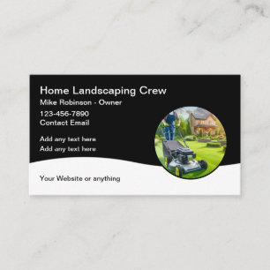 Landscaping Home Services Business Cards