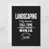 Landscaping Job Title Gift