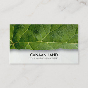 Landscaping Landscaper Gardener Business Card