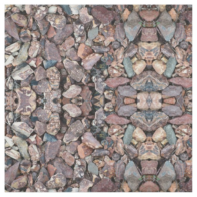 Landscaping Lava Rock Rubble and Stones Fabric (Close Up)