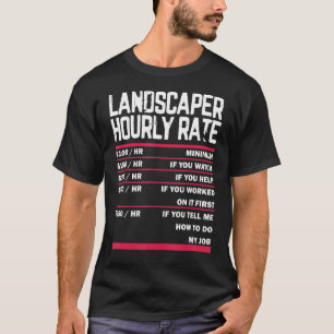 Landscaping Lawn Mowing Lawn Care For Landscaper L T-Shirt