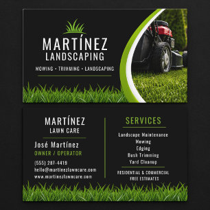 Landscaping Photo Professional Business Card