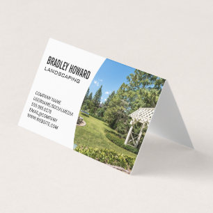 Landscaping Residence Backyard Business Card