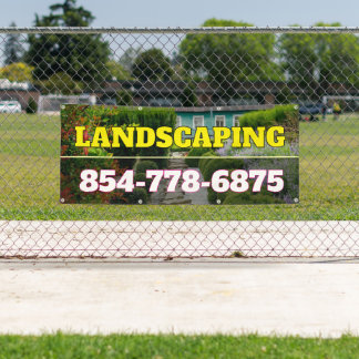 Landscaping Services Custom Banner