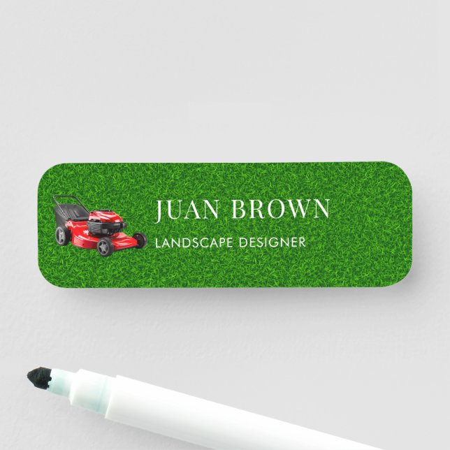 Landscaping Services | Lawn Care & Garden Design Name Tag (In Situ)