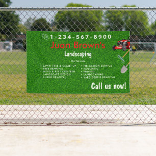 Landscaping Services   Lawn Care Gardening Banner