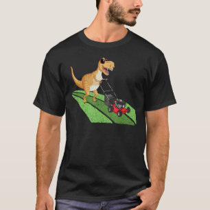 Landscaping T-Rex - Landscaper Grass Lawn Mowing G T-Shirt