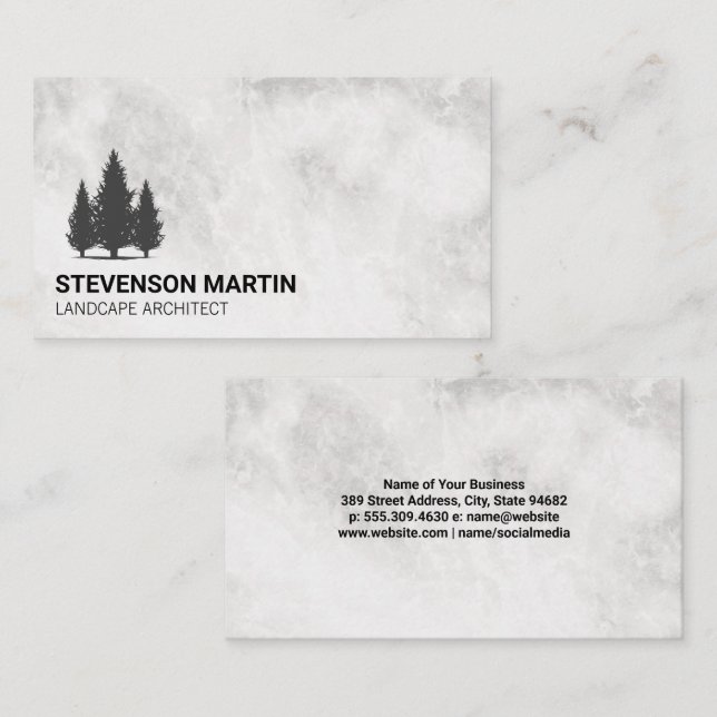 Landscaping | Tree Logo Business Card (Front/Back)