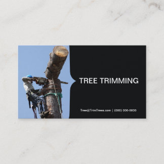 Landscaping Tree Trimming Business Card