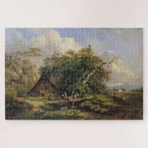 Landschaft bei Gutenstein – Dominik Schufried Jigsaw Puzzle
