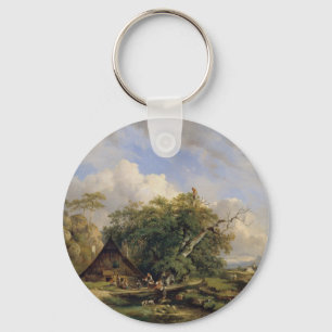 Landschaft bei Gutenstein – Dominik Schufried Key Ring