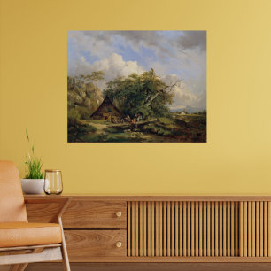 Landschaft bei Gutenstein – Dominik Schufried Poster