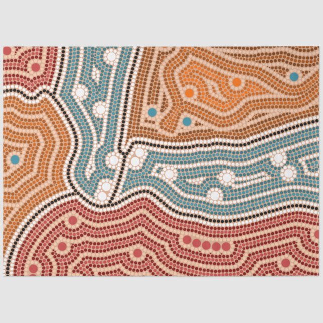 Landschaft vor der Besiedelung Tissue Paper (Front)