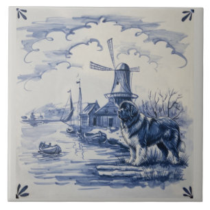 Landseer by the Dutch Harbour Tile