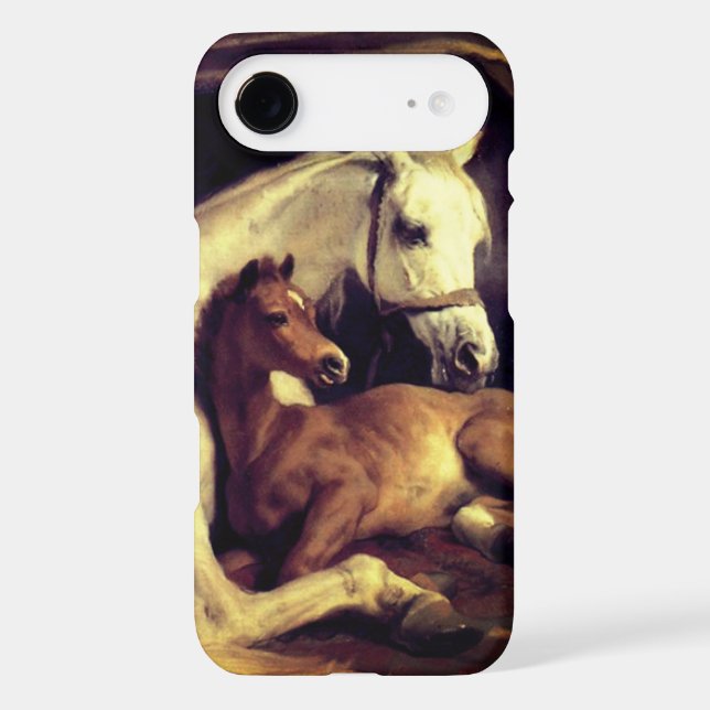 Landseer Horses Case-Mate iPhone Case (Back)