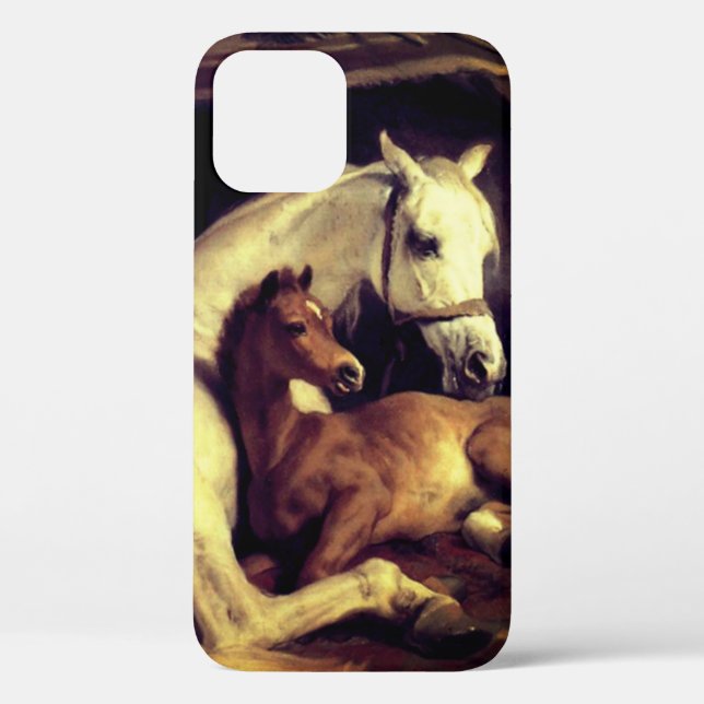 Landseer Horses Case-Mate iPhone Case (Back)