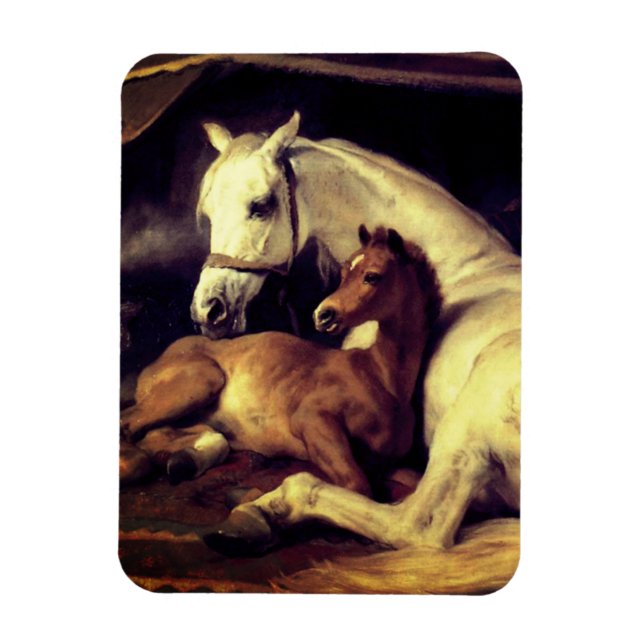 Landseer Horses Magnet (Vertical)
