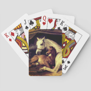 Landseer Horses Playing Cards